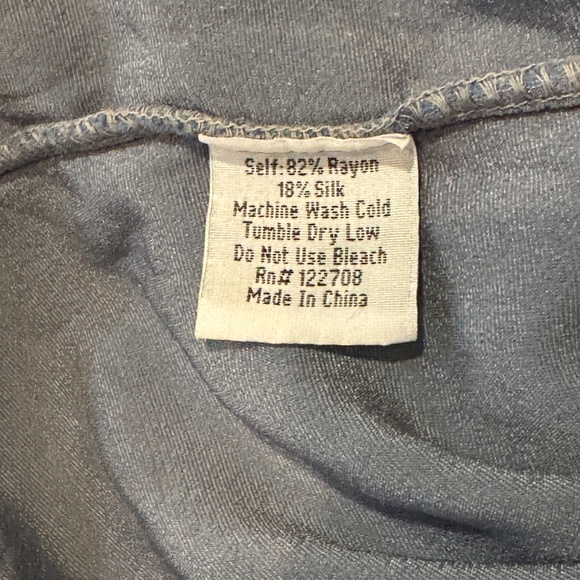 Womens, Pete & Greta Velvet Hoodie. Size: L, Color: Blue/Grey - Picture 6 of 9